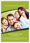 Smiling Family Editable Template