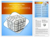 Keyboard Cube Editable PowerPoint Template
