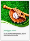 Baseball Sports Editable Template