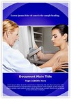 Mammogram Test Editable Template