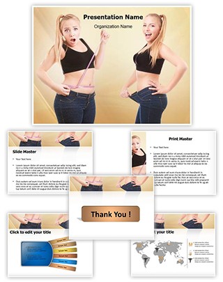 Weight loss Editable PowerPoint Template