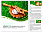 Baseball Sports Editable PowerPoint Template