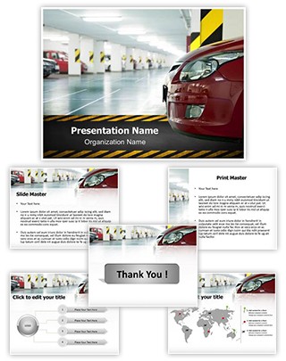 Parking lot Editable PowerPoint Template