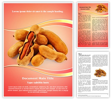 Tamarind Editable Word Template