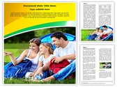 Family Camping Editable PowerPoint Template