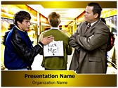 Teenagers in School Editable PowerPoint Template