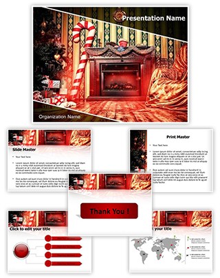 Christmas decoration Editable PowerPoint Template