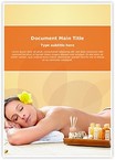 Spa massage Editable Template
