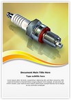 Spark Plug Editable Template