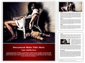 Possessed Woman Editable PowerPoint Template