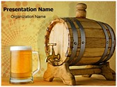 Beer and barrel Editable Template