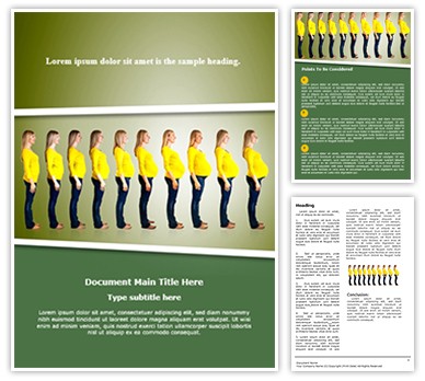 Pregnancy Stages Editable Word Template