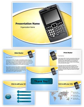 Personal digital assistant Editable PowerPoint Template