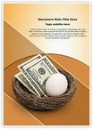 Retirement savings Editable Template