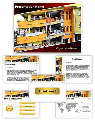 Earthquake Editable PowerPoint Template