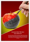 Painting Apple Editable Template