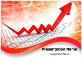 Rising Finance Graph Editable PowerPoint Template