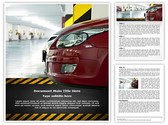 Parking lot Editable PowerPoint Template