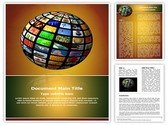 Picture Sphere Editable PowerPoint Template