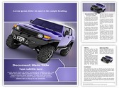 Sport Utility Vehicle Editable PowerPoint Template