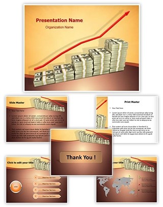 Increase in money Editable PowerPoint Template