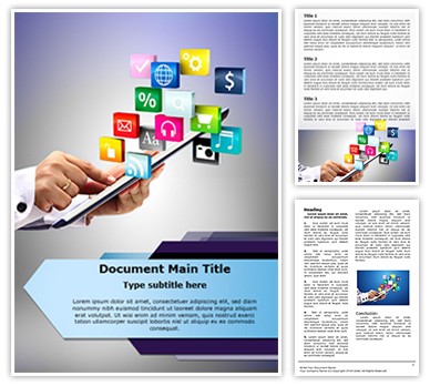 Tablet PC Application Editable Word Template