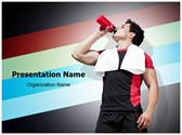 Athlete Dehydration Editable PowerPoint Template