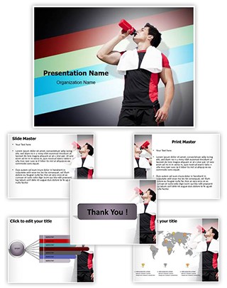 Athlete Dehydration Editable PowerPoint Template