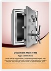 Security metal safe Editable Template