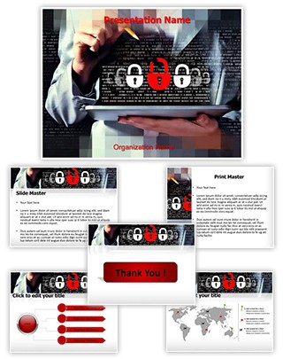 Cryptography Tab Editable PowerPoint Template