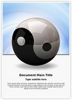 Ying yang symbol Editable Template