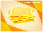 American Slice Cheese Editable PowerPoint Template
