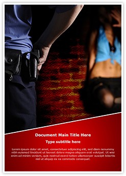 Police and Prostitute Editable Word Template
