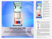 Water Cooler Editable PowerPoint Template