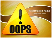 Oops Error Editable PowerPoint Template