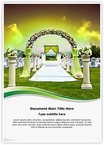 Wedding Arrangement Editable Template