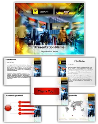 Airport Editable PowerPoint Template