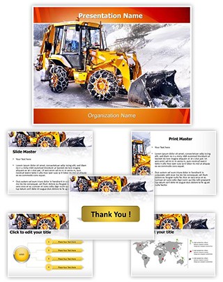 Snow Removal Editable PowerPoint Template