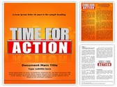 Time For Action Editable PowerPoint Template