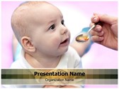 Baby Taking Medicine Template