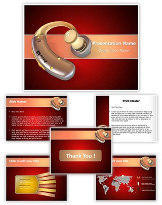 Hearing Aid Editable PowerPoint Template