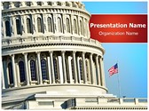 US Capitol Building Editable PowerPoint Template