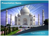 Indian Taj Mahal Editable PowerPoint Template