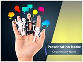 Social Media Concept Editable PowerPoint Template