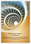 Endless Spiral staircase Editable Template