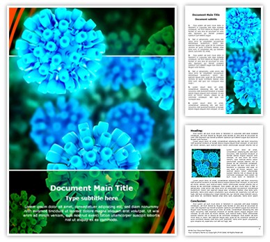 Hepatitis Virus Editable Word Template