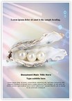 White Pearls Editable Template