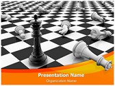 Chess king Editable PowerPoint Template