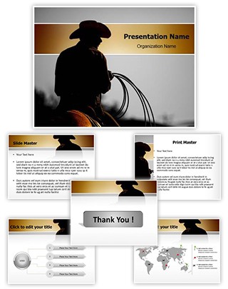 Cowboy Editable PowerPoint Template