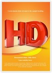 High Definition HD Editable Template